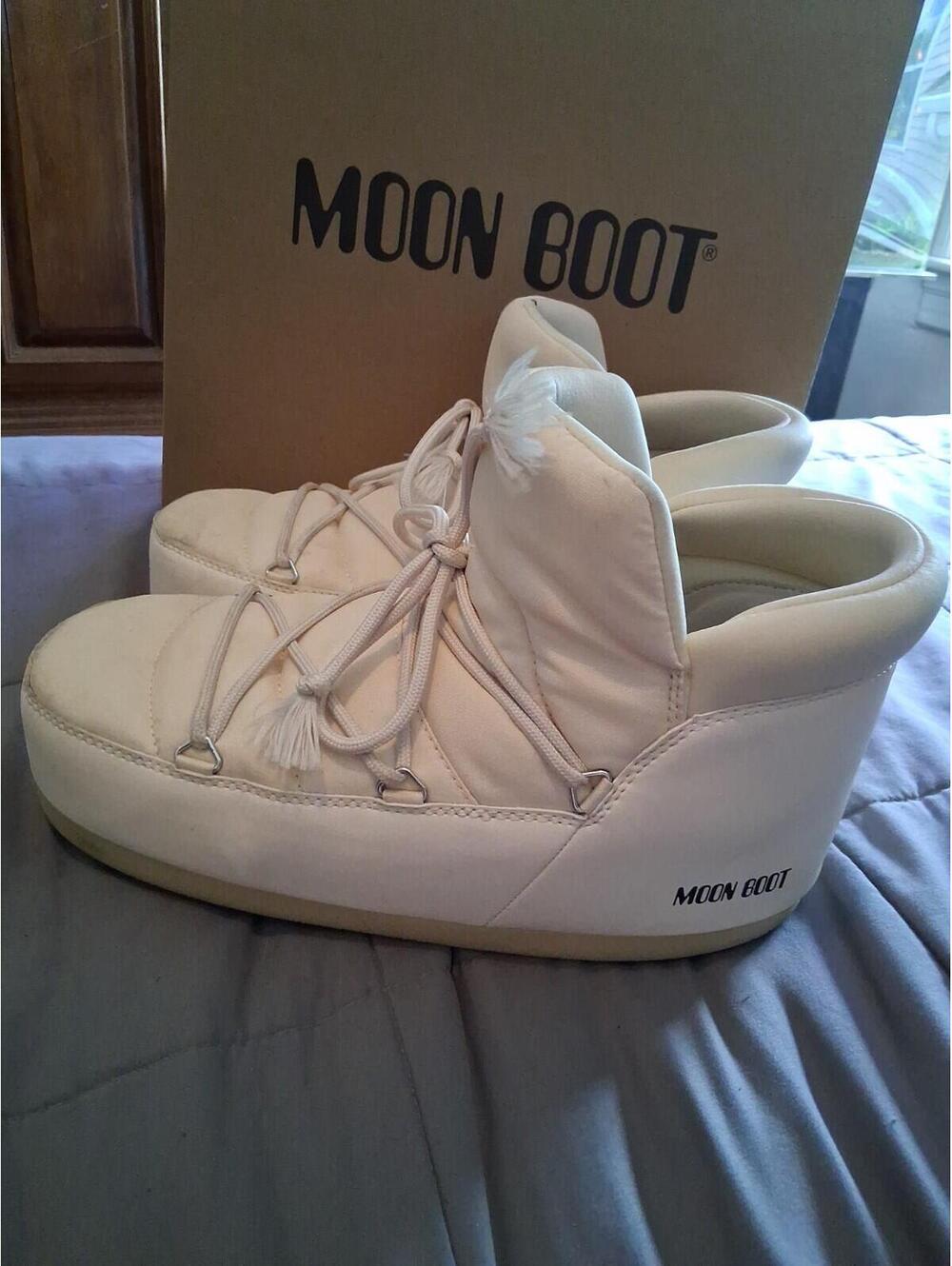 Moon Boot Pumps Nylon Cream Eu 45/46  US 11.5/12